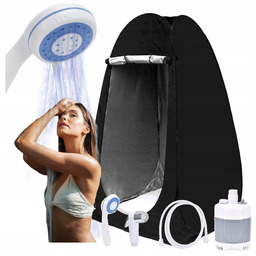 2W1 Namiot Przebieralnia Toaleta Prysznic Turystyczny Elektryczna Pompa