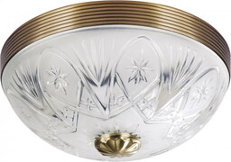 RABALUX 8638 Plafoniera Annabella E27/2x60W mosiądz anty.