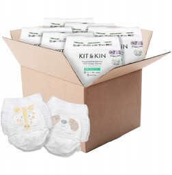Pieluchomajtki Nappy Pants Kit&Kin 7 XXL (17kg+), Giraffe/Sloth,