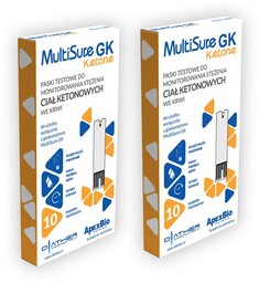 Paski ketonowe dieta keto MultiSure GK do pomiaru