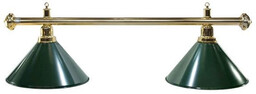 Tournament Champion Lampa bilardowa Elegance 2 klosze zielona,