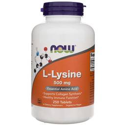 Suplement diety, Now Foods L-Lizyna 500 mg -