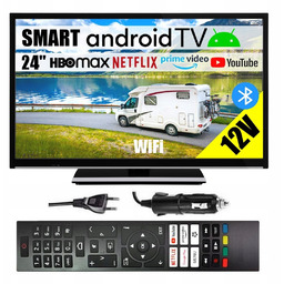 Telewizor do Kampera Smart Android Tv WiFi Bt