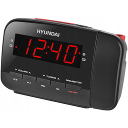 Radiobudzik Hyundai Rac 481 Pllbr Czarny/czerwony (HY-RAC481PLLBR)