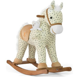 MILLY MALLY Koń na biegunach Pony Beżowy