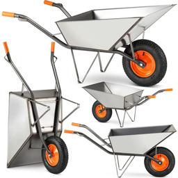 Taczka ogrodowa budowlana spawana HIGHER 120 L 210