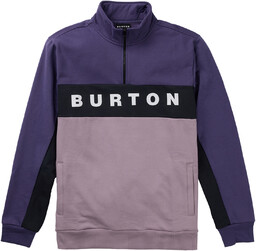 bluza męska BURTON LOWBALL QUARTER-ZIP FLECEE Violet Halo/Elderberry
