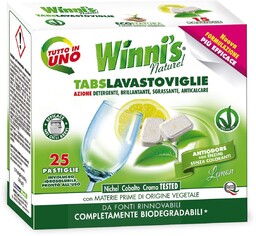 Tabletki do Zmywarek, Ekologiczne, 25 Sztuk, Winnis