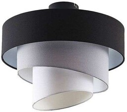 Lindby - Coria Lampa Sufitowa Black/Grey