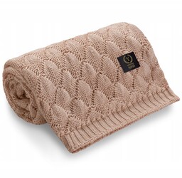 Yosoy Kocyk ażurowy 95x90 Shells sunrise pink