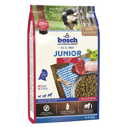 BOSCH Karma dla psa Junior Jagnięcina z ryżem