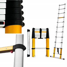 Drabina teleskopowa Max aluminium 11 stopni 3,99 m