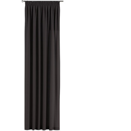 Zasłona na taśmie marszczącej 1 szt., black (czarny),
