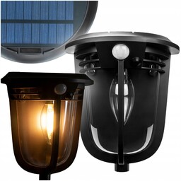 Solarna Lampa Led Z Czujnikiem Ruchu Elewacyjna Ścienna