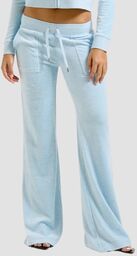 JUICY COUTURE Błękitne damskie spodnie dresowe Layla Low
