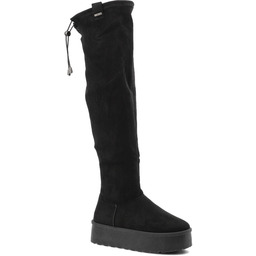 Big Star Czarne Kozaki Wysokie Obuwie Damskie
