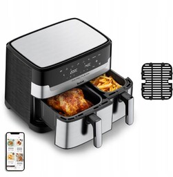DUŻA FRYTKOWNICA BEZTŁUSZCZOWA AIRFRYER TEFAL XXL 2700W MISA