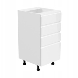 Szafka kuchenna dolna z szufladami Aspen D40S4 biały