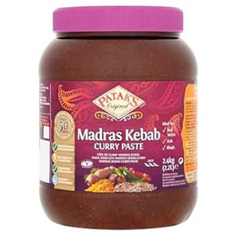 Pasta przyprawowa Madras Kebab Curry Paste Pataks 2,4