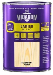 VIDARON Lakier Nitro bezbarwny połysk 750 ml