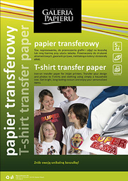Papier transferowy, do nadruku na ciemnych tkaninach A4,
