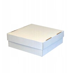 10x Pudełko karton na muffiny pączki 30x30x10 cm