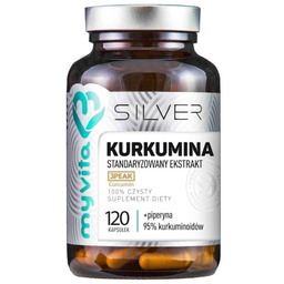 MyVita Silver Kurkumina Standaryzowany ekstrakt, 120 kapsułek