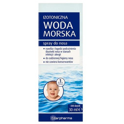 Starpharma Izotoniczna woda morska Spray do nosa, 30