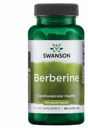 Berberyna 400 mg, Swanson, 60 kapsułek