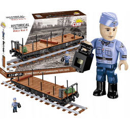 Cobi 6284 Wagon Schwerer Plattformwagen Type Ssys