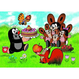 Dino Toys (DINR7) 350182 Puzzle Little Mole: Urodziny