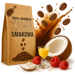 Kawa smakowa amore mio kokos malina adwokat 1