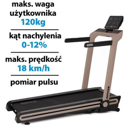 TOORX Bieżnia elektryczna Mirage C60 R 2940W 18km/h
