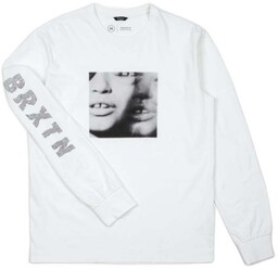 koszulka BRIXTON - Lens L/S Stt White (WHITE)
