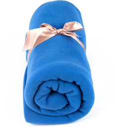 Koc do jogi myga Fleece - niebieski