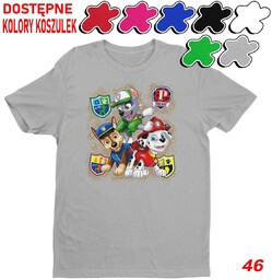 Dziecięca Koszulka Z Nadrukiem Psi Patrol Duży Wybór