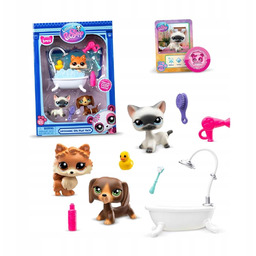 Littlest Pet Shop Spa Z 3 Figurkami Seria