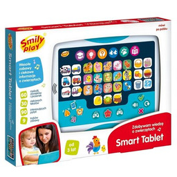 SMILY PLAY Zabawka tablet Zdobywam wiedzę o zwierzętach