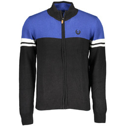 CZARNA bluza na zamek MĘSKI GIAN MARCO VENTURI