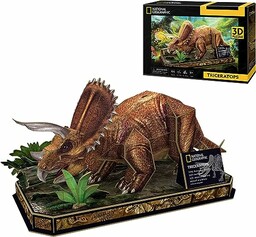 National Geographic - Puzzle 3D Triceratops Zabawki