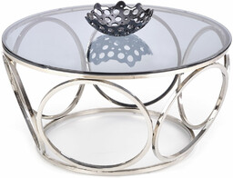 Halmar Okrągły stolik kawowy VENUS w stylu glamour