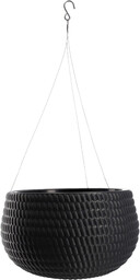 Doniczka kula wisząca z wkładem Serro 29 cm,