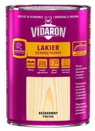 VIDARON Lakier Zewnętrzny bezbarwny połysk 750 ml