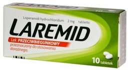 Laremid 2 mg lek przeciwbiegunkowy, 10 tabletek