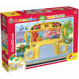 Lisciani, puzzle, Dwustronne Puzzle Podłogowe Mali Odktywcy, 35