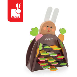 Rodzinna drewniana gra strategiczna Magiczna Marchewka Janod J02473