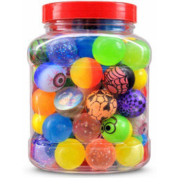 Piłka kauczukowa 30 mm zestaw 60 sztuk mix