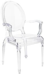 Krzesło Prince Arm Transparentne - Poliwęglan