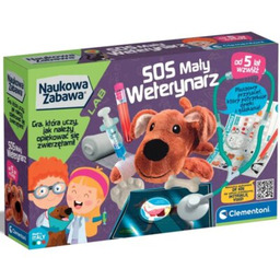 CLEMENTONI Zabawka weterynarz Naukowa zabawa SOS Mały weterynarz
