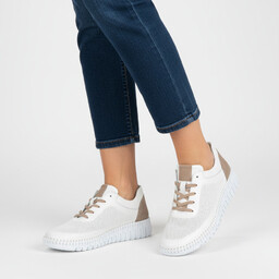 Artiker Półbuty damskie, niski fason sznurowanie sportowy charakter